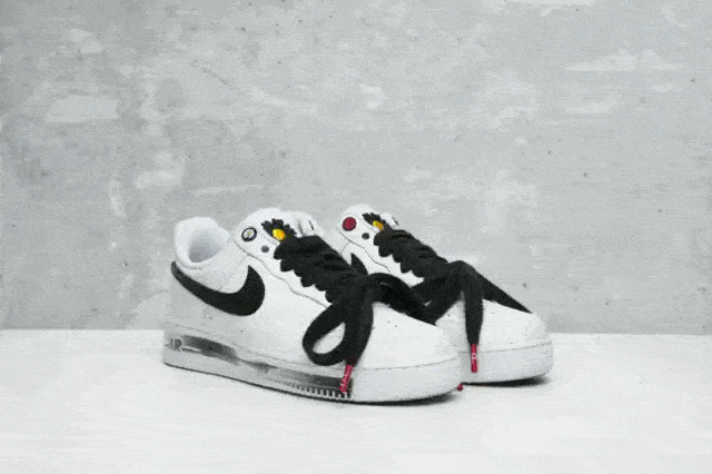 gif:权志龙联名鞋的变化及最终的样子