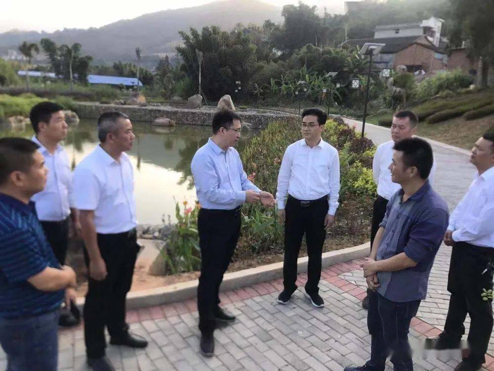 福建省生态环境厅领导到漳平市调研农村生活污水治理