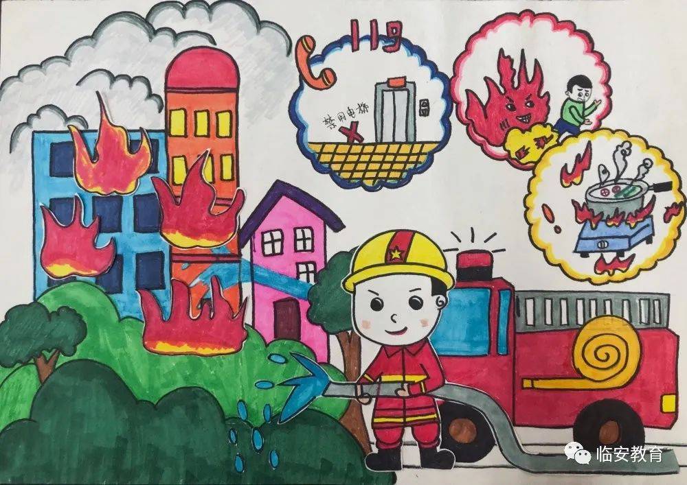 为了向孩子们普及消防安全知识,提高安全意识,区消防大队和教育局还