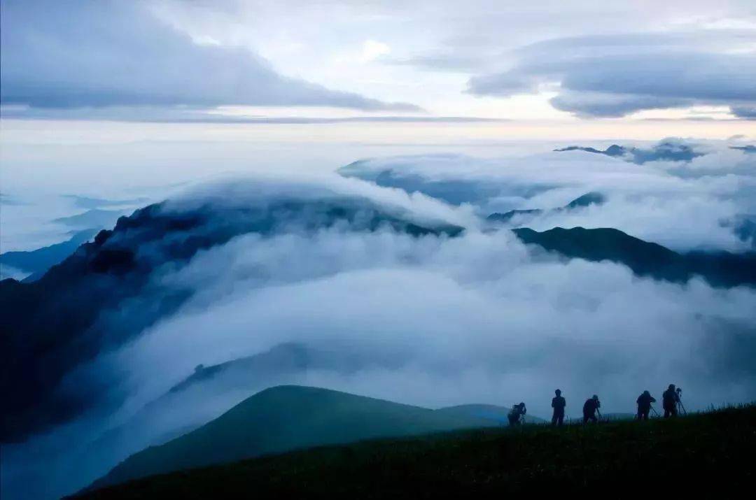 江西武功山冬天美景即将上线～雾凇 云海强势来袭,你还不来?