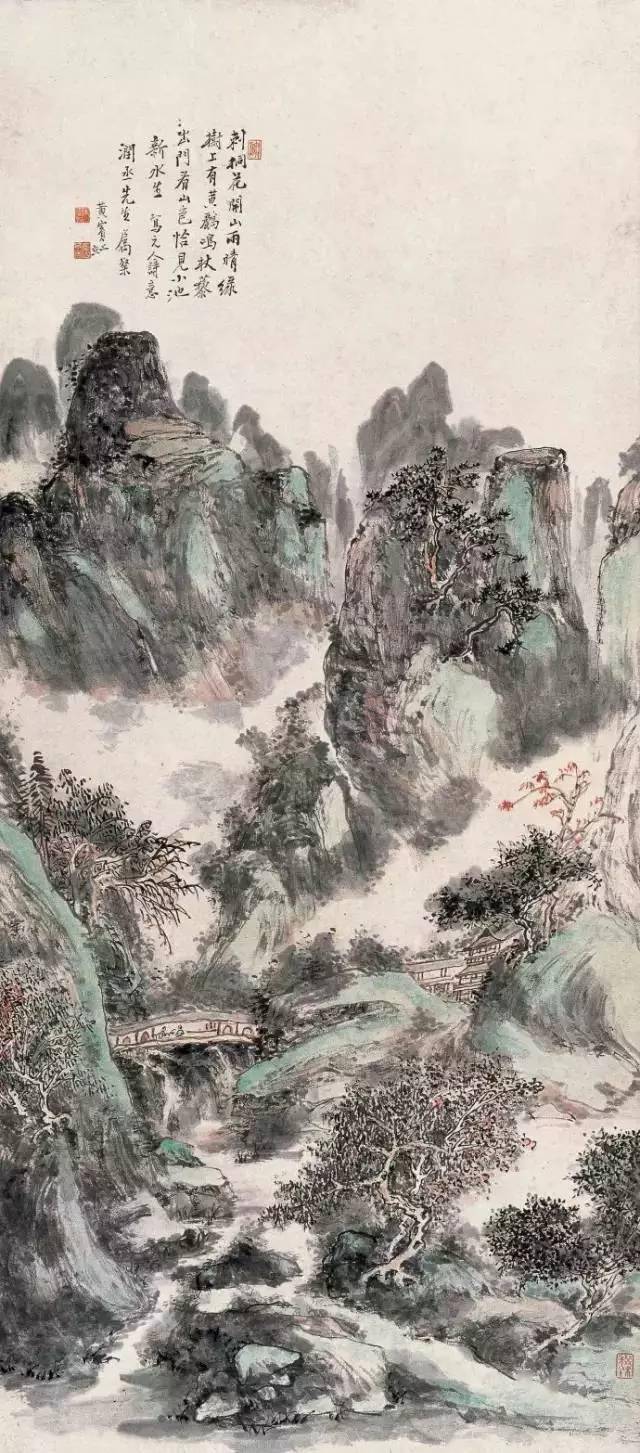 黄宾虹最美的山水画60幅，浑厚华滋，意境深邃，赏心悦目！