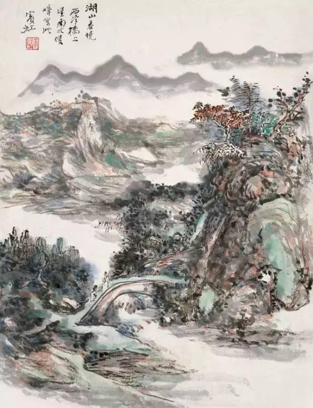 黄宾虹最美的山水画60幅，浑厚华滋，意境深邃，赏心悦目！