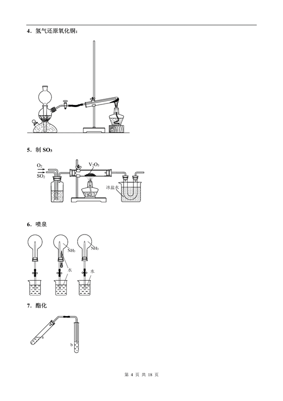 中学化学仪器装置图大全画图不再难