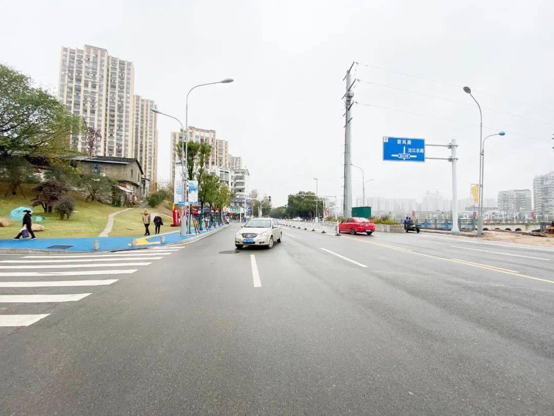 景德镇人出行更方便沿江西路一期道路工程建成通车