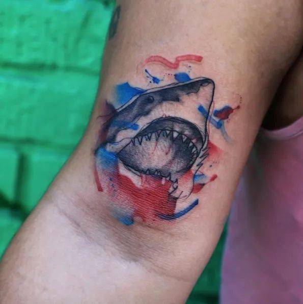 纹身手稿:38款鲨鱼图案 你最喜欢哪一个?