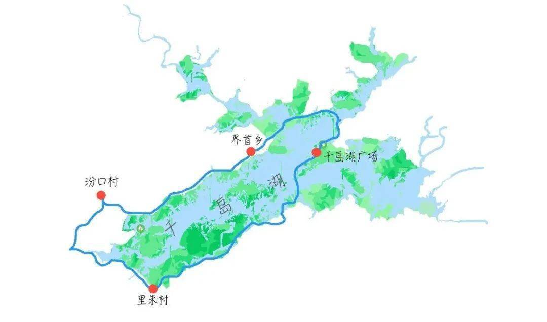 环千岛湖骑行路线