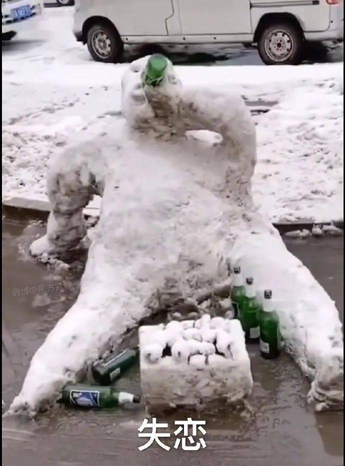 原来北方的雪人这么忙
