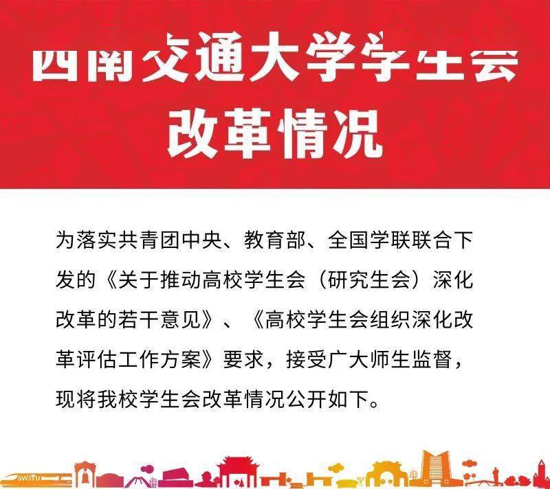 改革进行时西南交通大学学生会改革情况