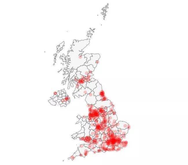 英国人口密度_英国人口密度分布图