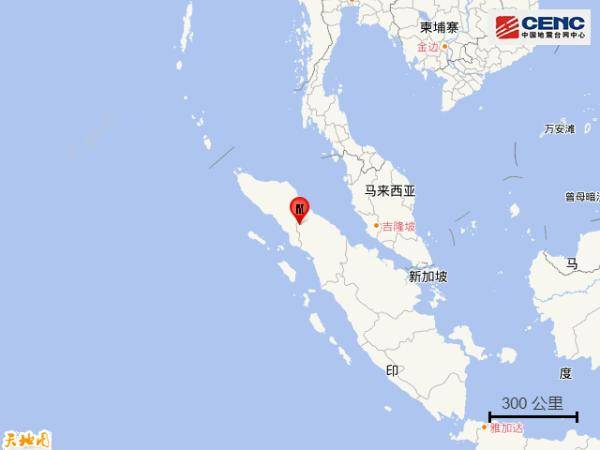 「印尼哪里地震」印尼苏门答腊岛北部发生5.3级地震