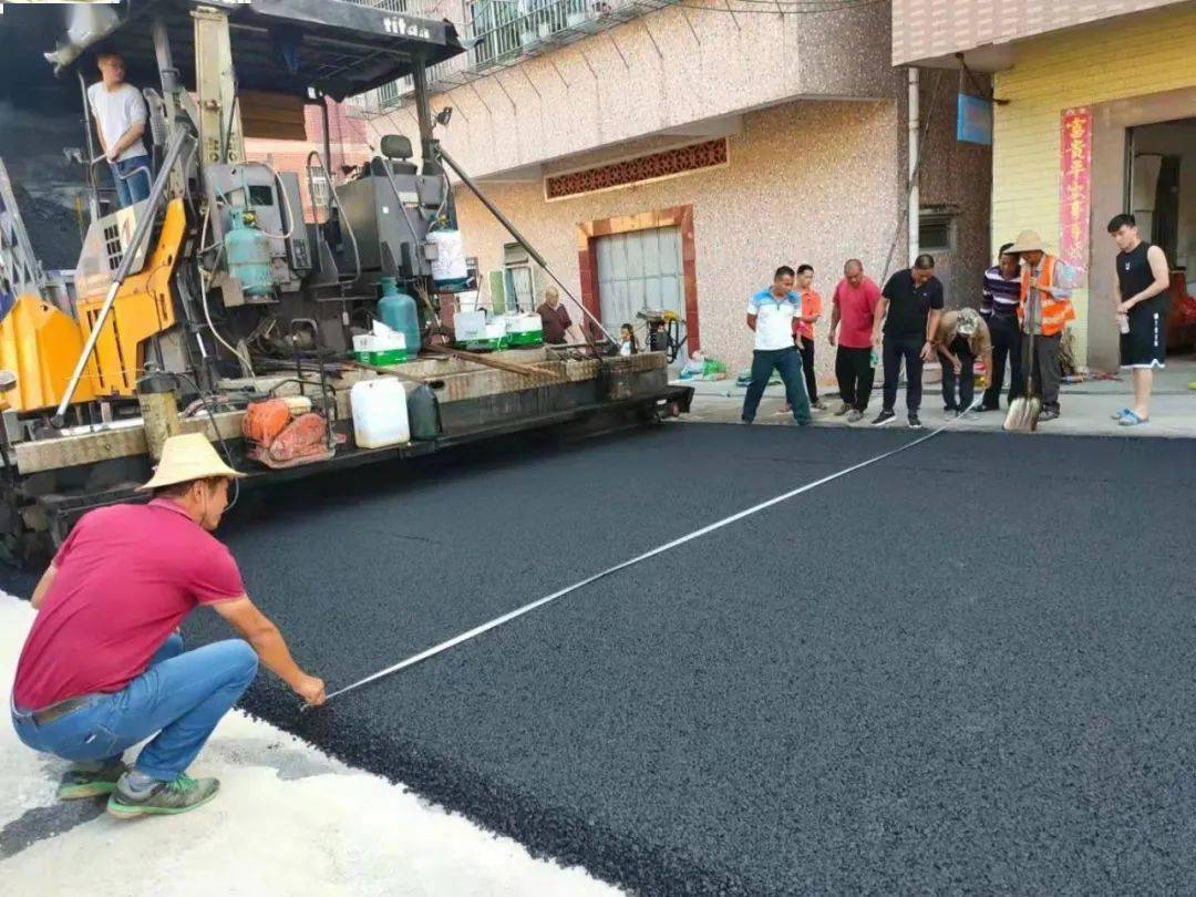 【修路】大坪镇第一条沥青路,就在粘田村至善德村