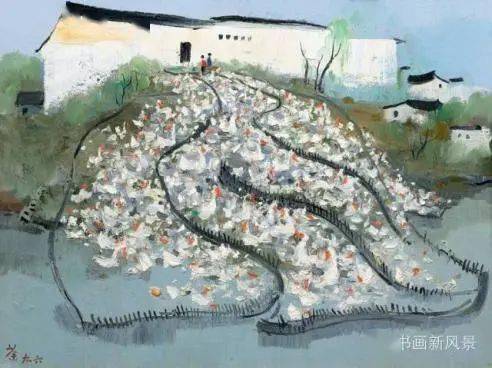 艺甸园@画家风采】吴冠中的油画原来这么美！_搜狐网