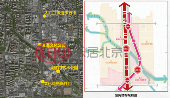 木樨园,大红门,大红门南地铁站的位置.