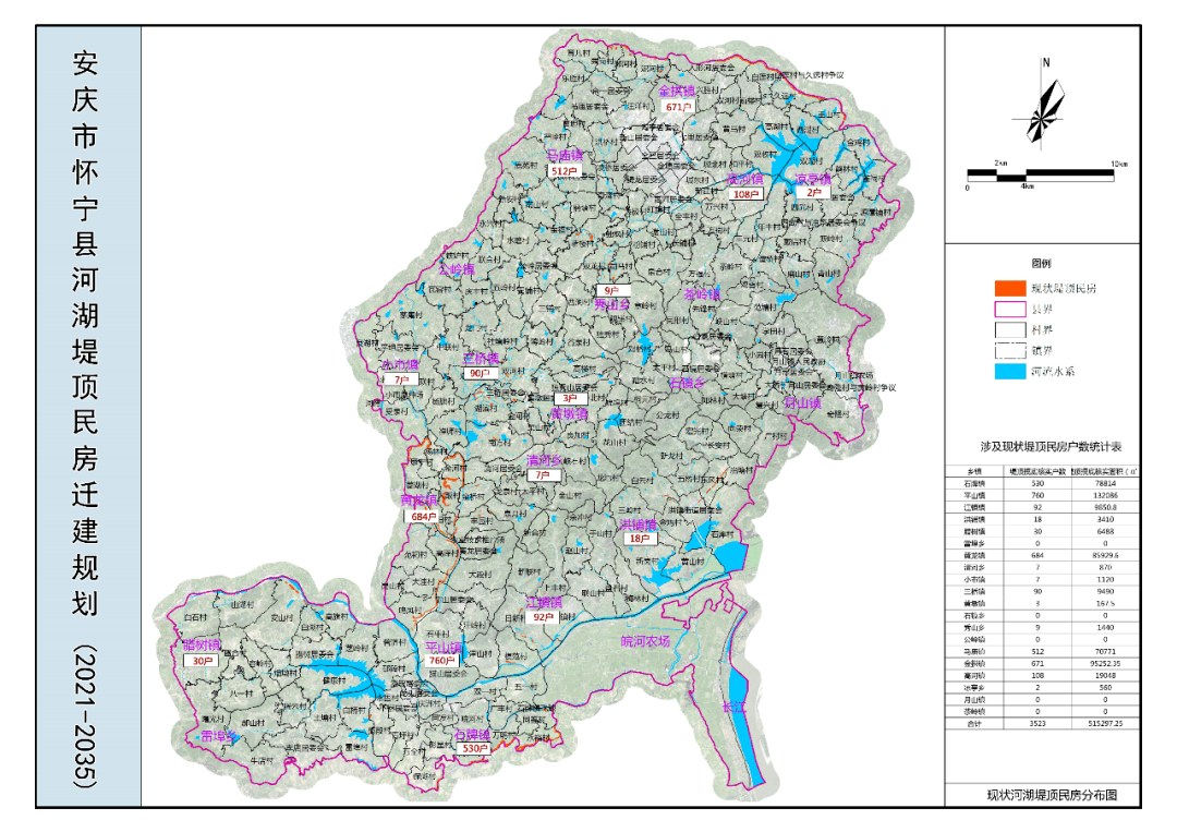 涉及怀宁15个乡镇,3523户民房迁建!_规划