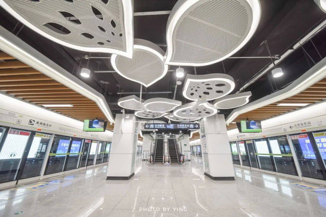 经过理工大曲江校区黄渠头等站点的地铁5号线即将启动一想到贯穿东西