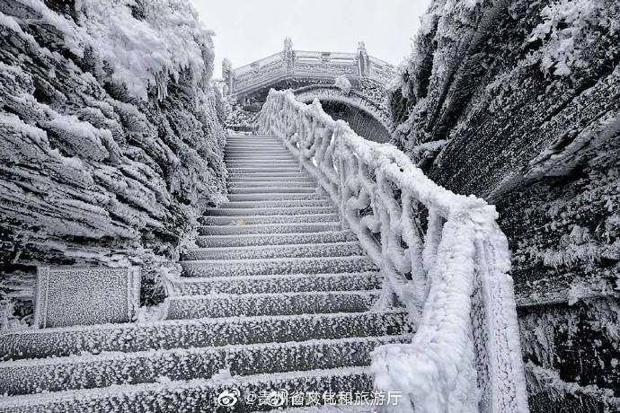 冬天梵净山 雪景美翻天