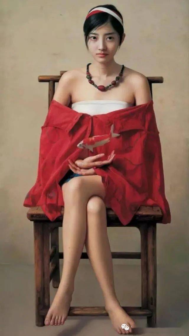 無落款 裸婦 中国美人画 油彩 裸婦」油彩画 佐藤真一