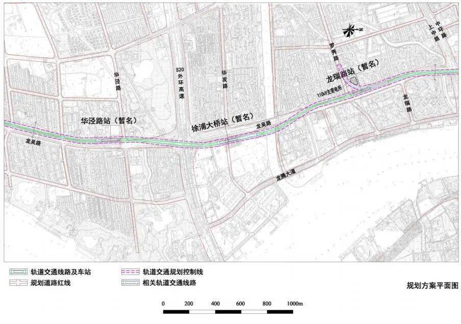 为澄江路车辆基地,位于龙吴路以西,澄江路以南,与规划轨道交通19号线