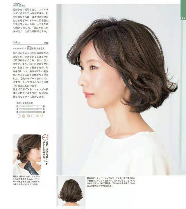 50岁的女人别乱做发型,看日本主妇的优雅发型,减龄时髦又养眼