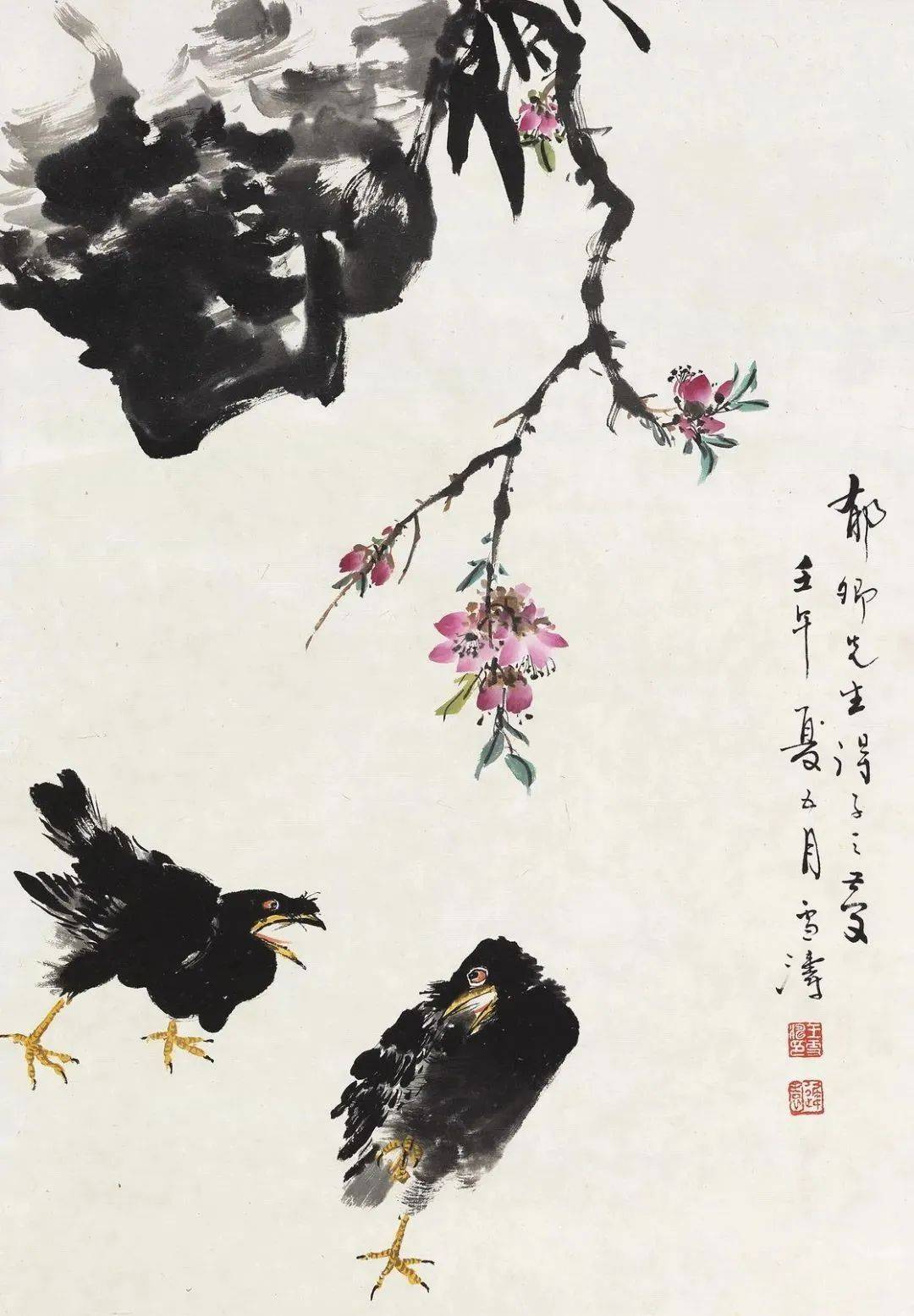 画坛巨匠 王雪涛高清花鸟百图 精气神传达直抵人心