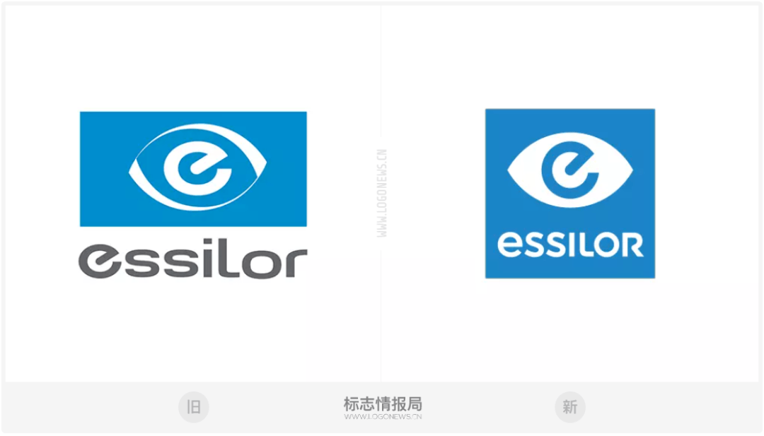 饿了么附体?依视路更换新logo