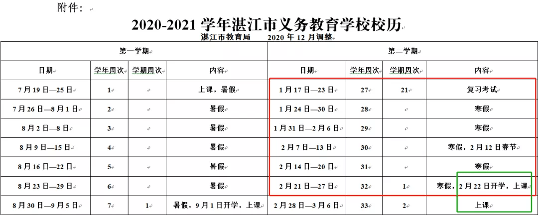 变动!湛江中小学幼儿园推迟一周放寒假,开学时间......