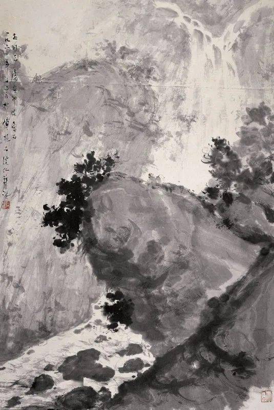 画作悬挂在人民大会堂进出必经之地 至此,傅抱石一举成名,家喻户晓
