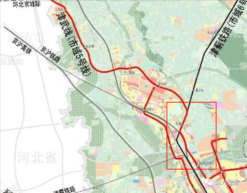 规划图来了通武廊武清段最新消息