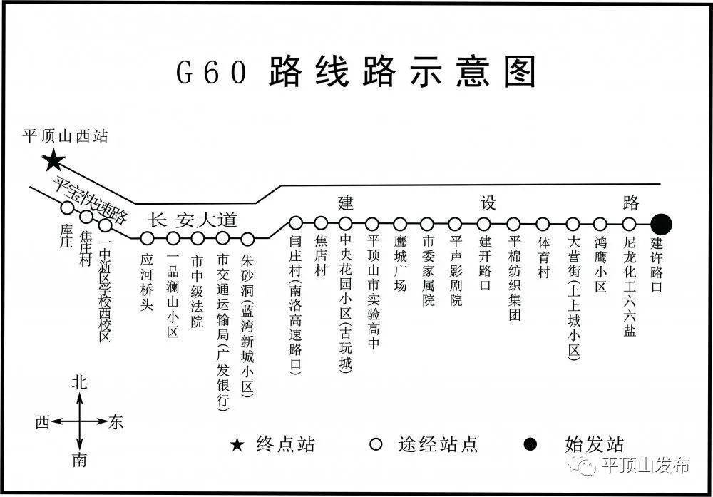 收藏!平顶山市区66条公交线路运行图和停靠站点汇总