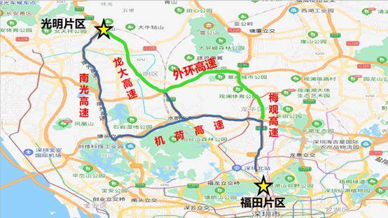 正式通车!深圳外环高速公路一期最全指引来了