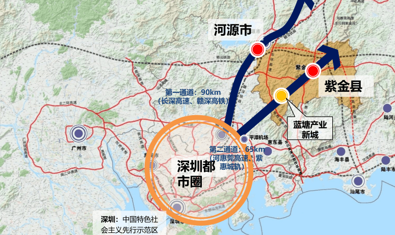 紫惠高速正式通车67紫金至惠州仅需1小时共设这6个出口