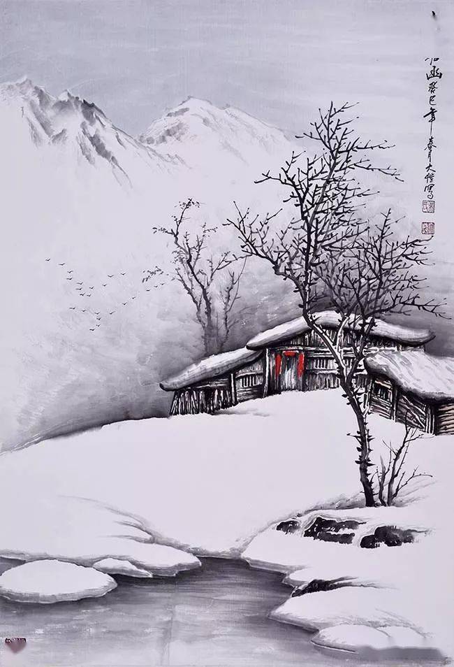 名人名画冬天把最温暖的36幅雪景画送给您