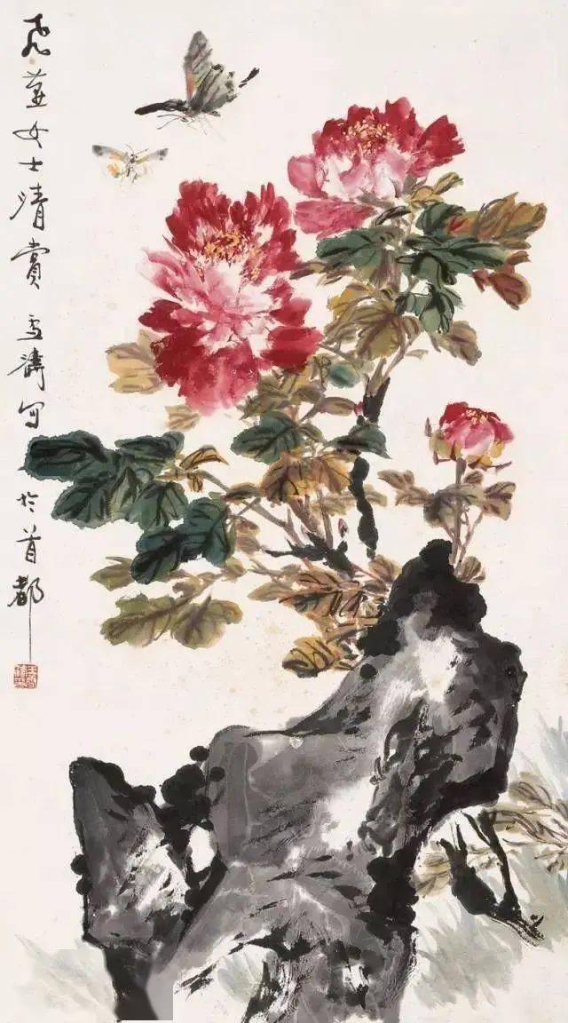 李苦禅继承了中国画的传统,融汇古今,形成了豪放,气势磅礴,形象鲜明的