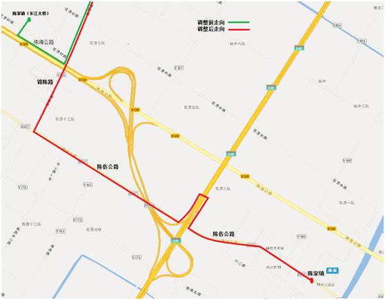 【出行提示】2021年1月8日起,崇明东滩4路调整走向_陈家镇