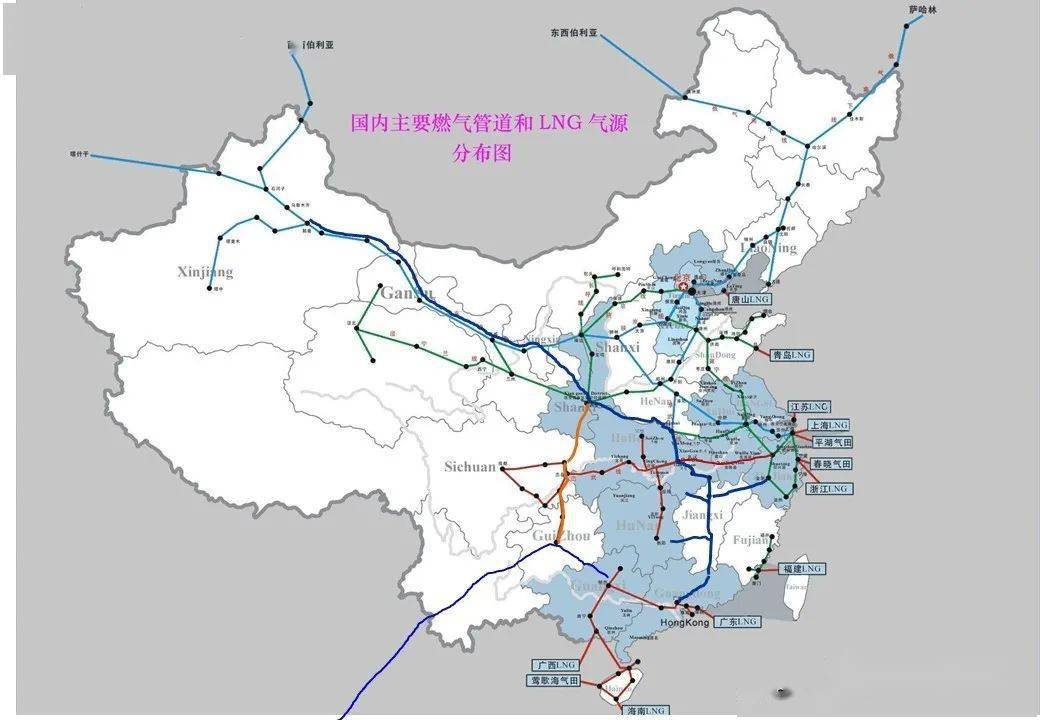 介绍l 中国主要天然气长输管道