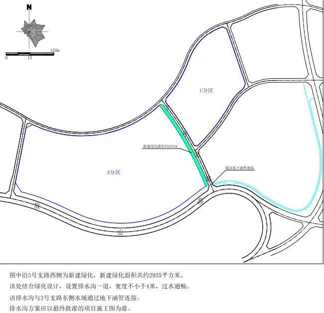 代建绿化示意图