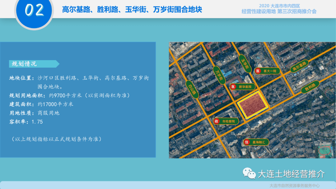 2020年大连市市内四区经营性建设用地第三次招商推介会