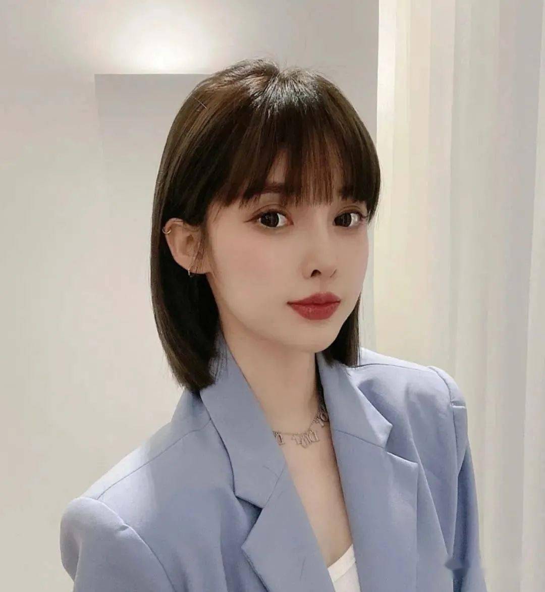 "层次初恋少女短发"
