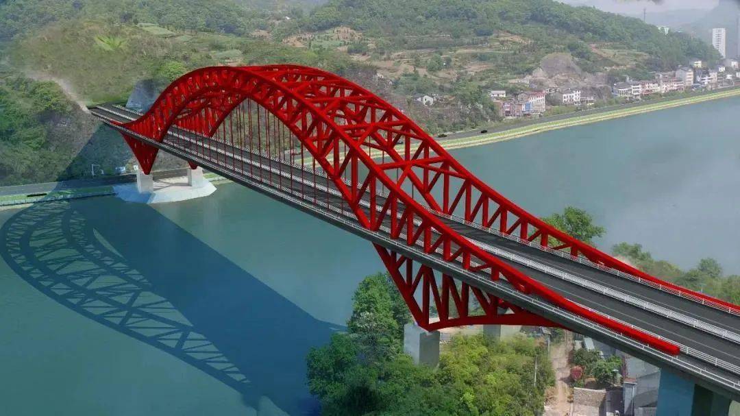 长阳清江特大桥主拱顺利合龙 预计在今年六月底建成通车