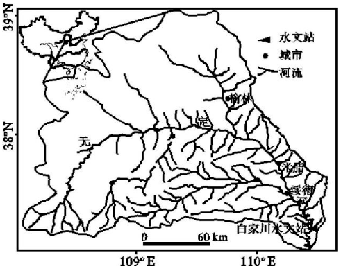 (2)说出无定河干流南北两侧地形的差异并简述理由.