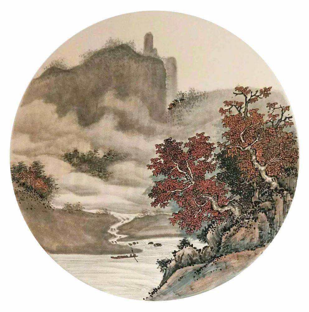 姚青石|第5期 圆卡春夏秋冬技法班(4幅只需100元)