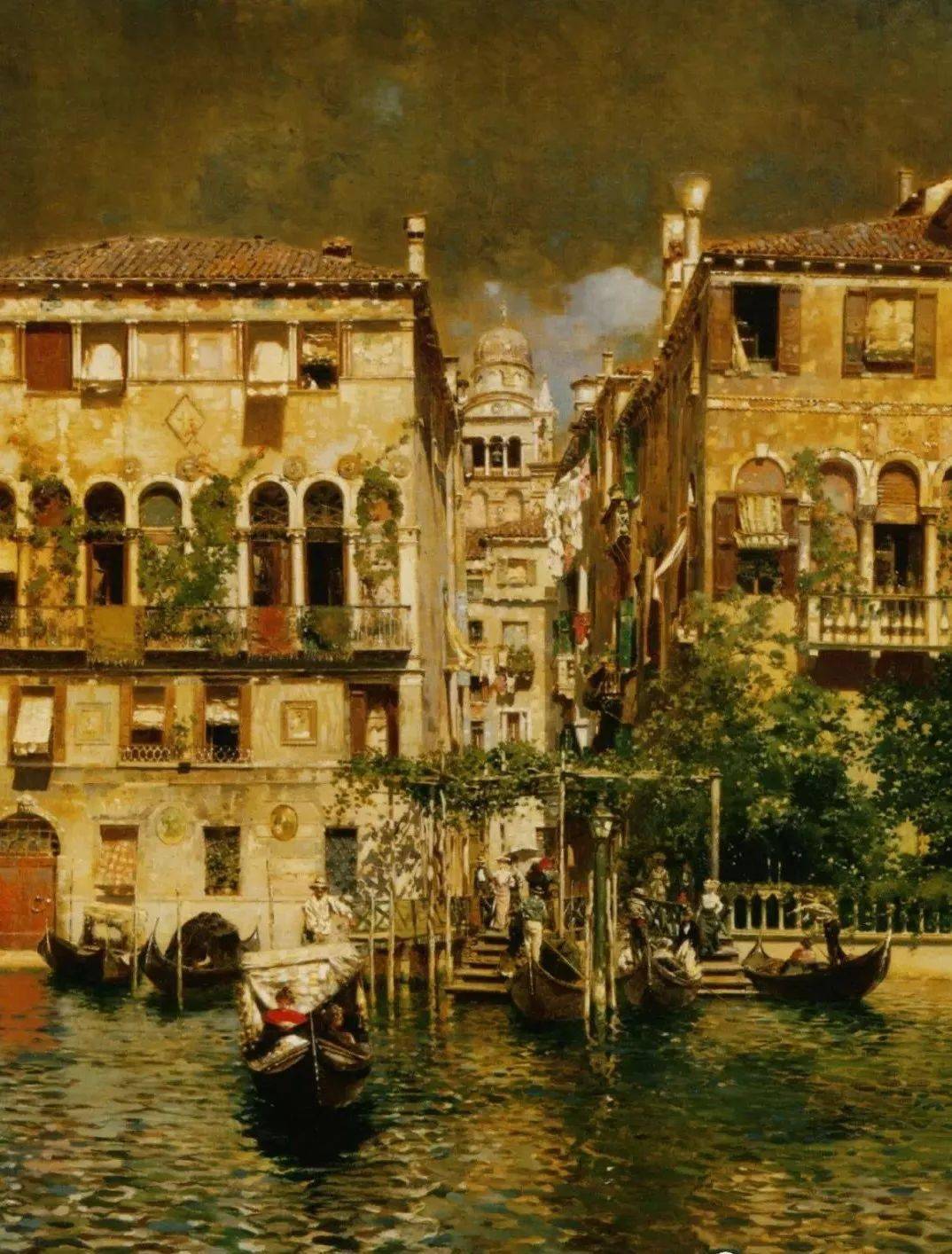 意大利著名画家鲁本斯·桑托罗风景画作品欣赏