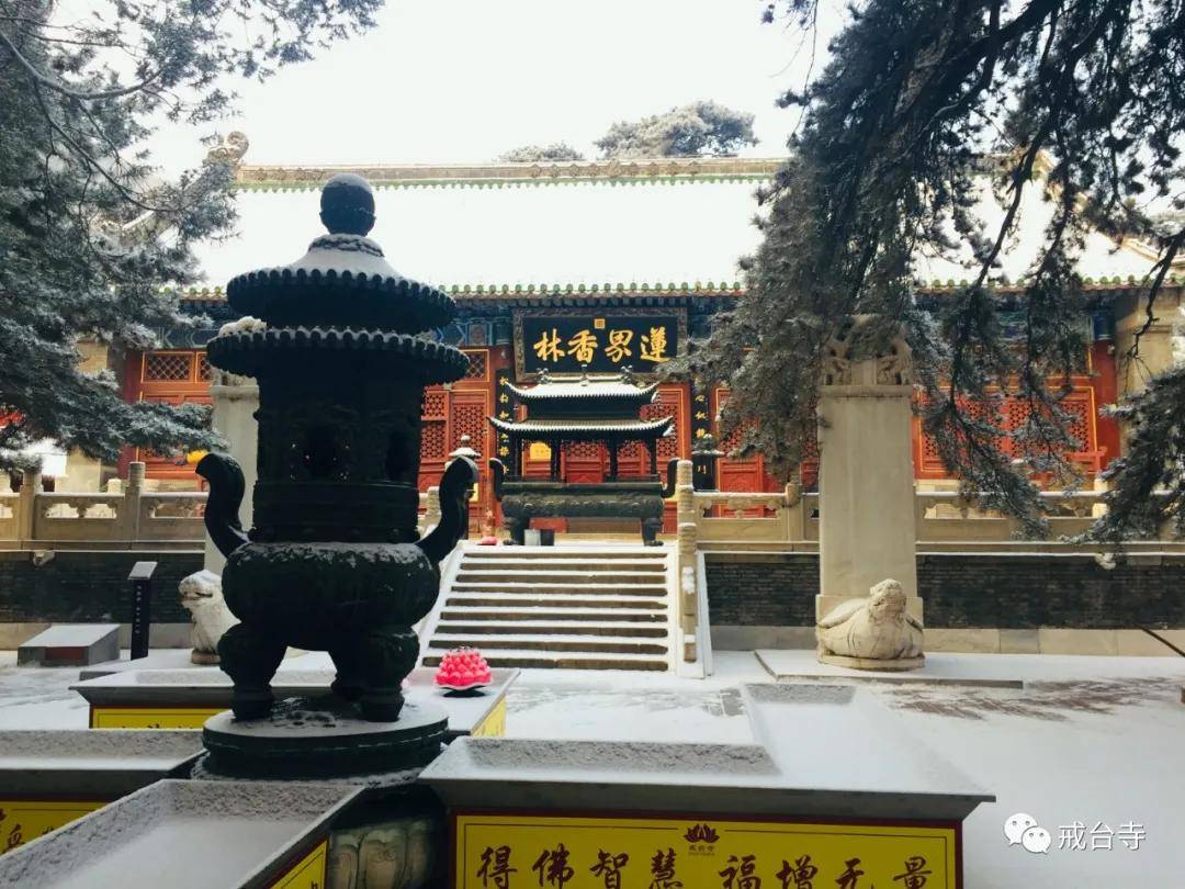 雪中禅境—北京门头沟戒台寺!