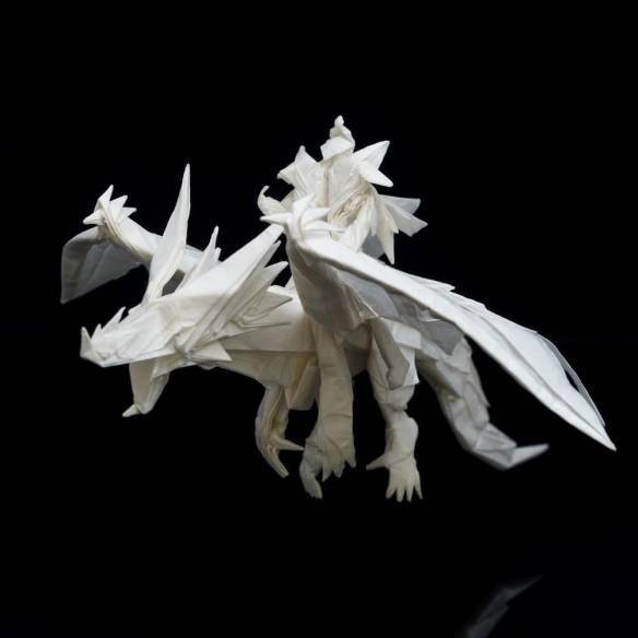 只用一张纸就能折出日本武士!芬兰折纸艺术家作品赏