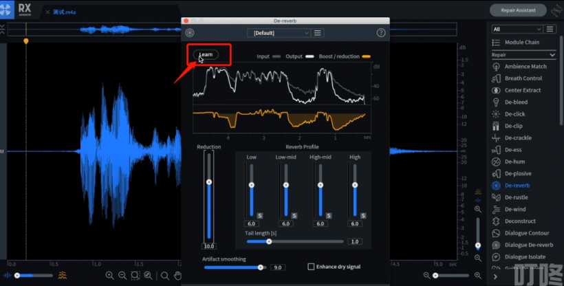 izotope rx 8 视频教程:一键轻松去除多余混响