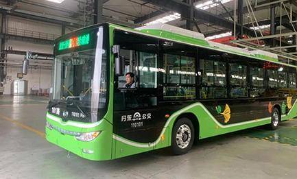 提升城市品位形象 黄海新能源公交上线丹东101路