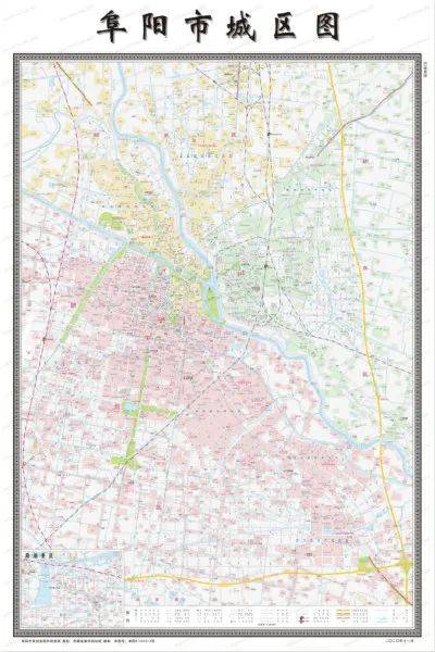 今年首次编制标准地图 《阜阳市地图》和《阜阳市城区图》编制