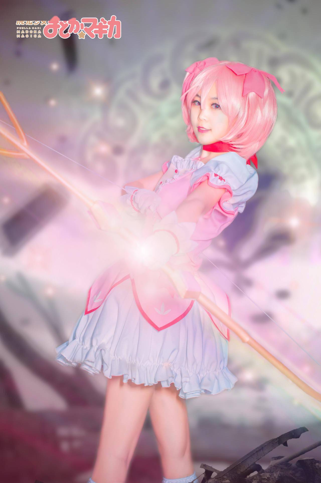 魔法少女小圆鹿目圆cosplay