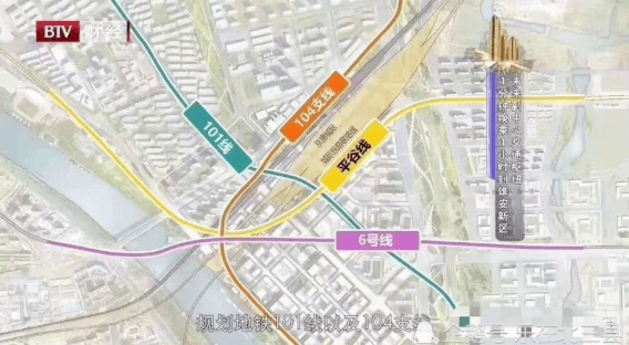 好消息地铁m101线将在绿心设站北京这条地铁将实现无人驾驶