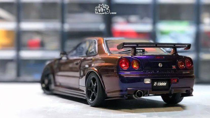 「最强のr34」1/18 r34 z tune 改色做例